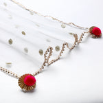 Load image into Gallery viewer, Baby pink raw silk goat work anarkali skirt and top set