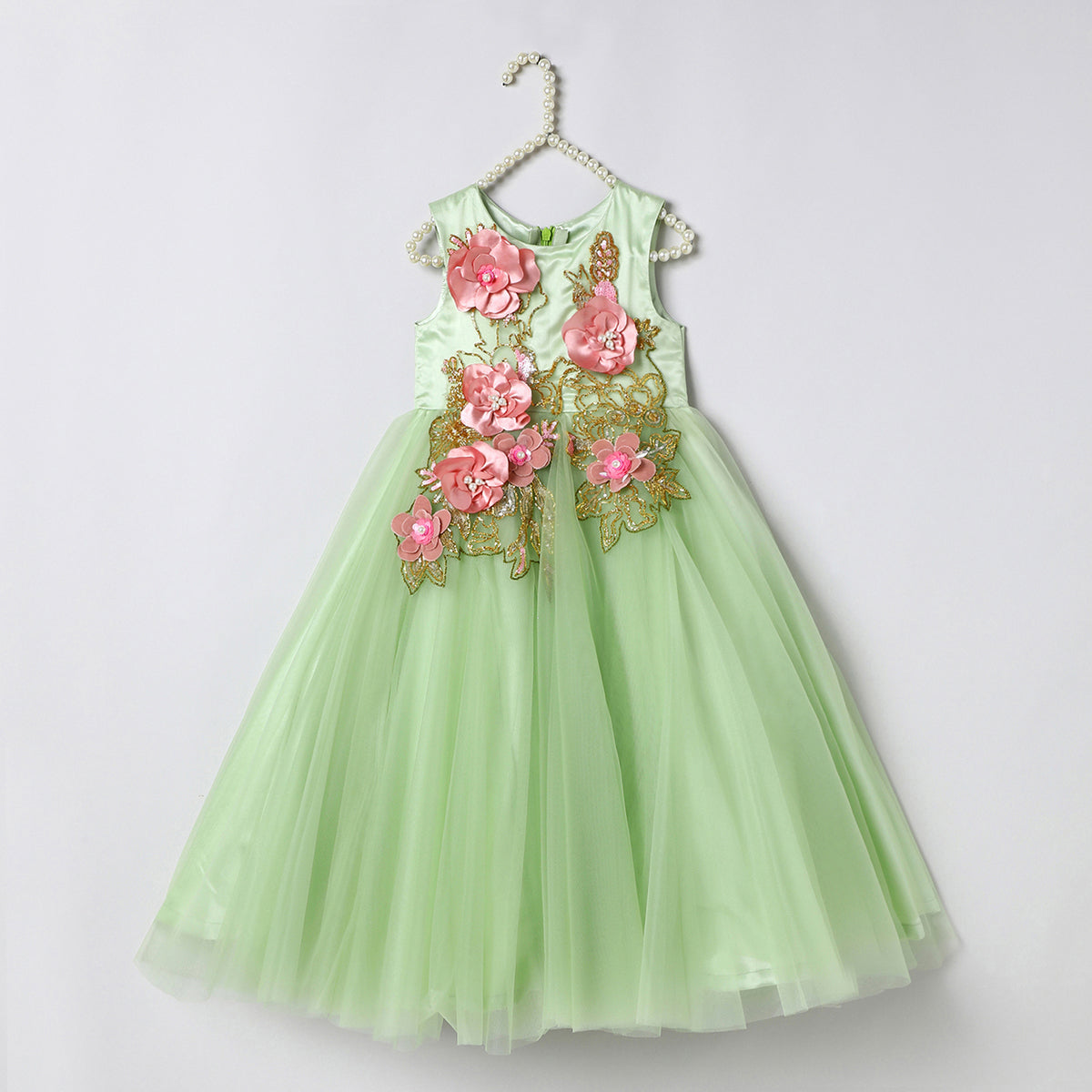 Hand Embroidered Maxi Dress