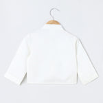 Load image into Gallery viewer, Off-White Kurta Dhoti with Pearl Embroidery