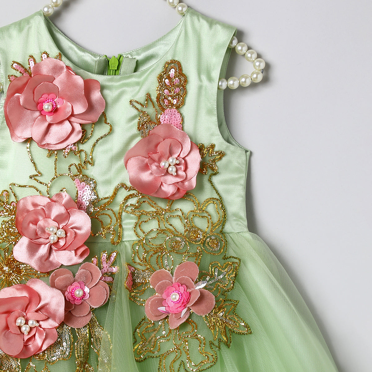 Hand Embroidered Maxi Dress
