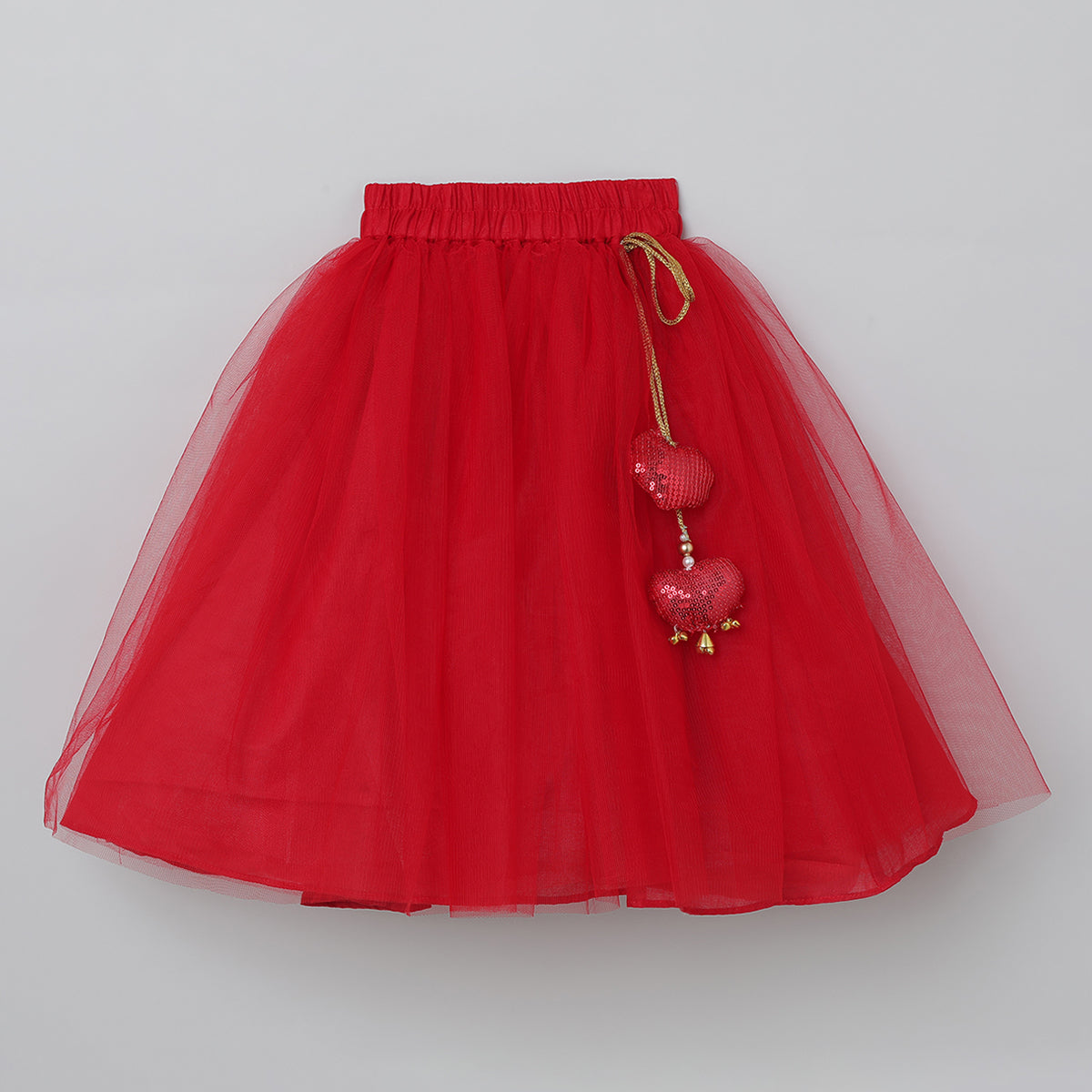 Red & White Ethnic Set for Girls