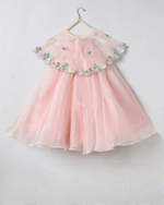 Load image into Gallery viewer, Hand Embroidered Cape set Dress