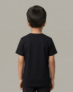Load image into Gallery viewer, Alluring Luxe Black gel printed T-shirt - BYB PREMIUM
