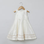 Load image into Gallery viewer, Baby Pink & White Dress with Embroidered Jacket for Girls - BYB PREMIUM