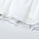 Load image into Gallery viewer, Baby Pink & White Embroidered Top with Tiered Skirt Set - BYB PREMIUM