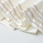 Load image into Gallery viewer, Baby Pink & White Raw Silk Dress with Embroidered Organza Jacket for Girls - BYB PREMIUM