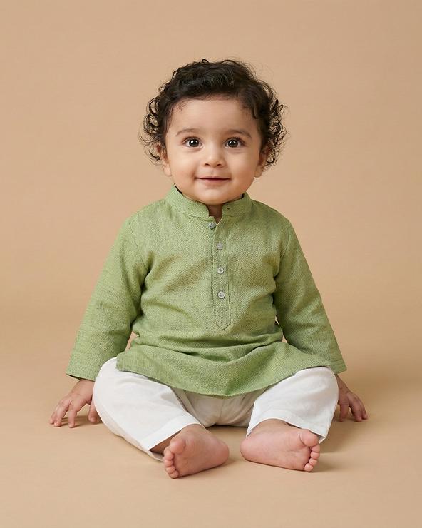 Baby cotton kurta