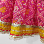 Load image into Gallery viewer, Black Velvet Top with Patola Print Lehenga - BYB PREMIUM