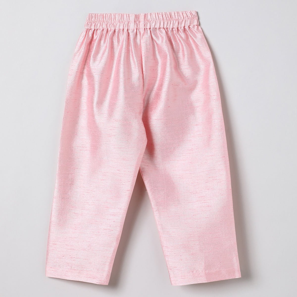 Boys Pink Kurta Pyjama with Embroidered Bandi Jacket | Festive Ethnic Set - BYB PREMIUM