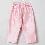 Load image into Gallery viewer, Boys Pink Kurta Pyjama with Embroidered Bandi Jacket | Festive Ethnic Set - BYB PREMIUM