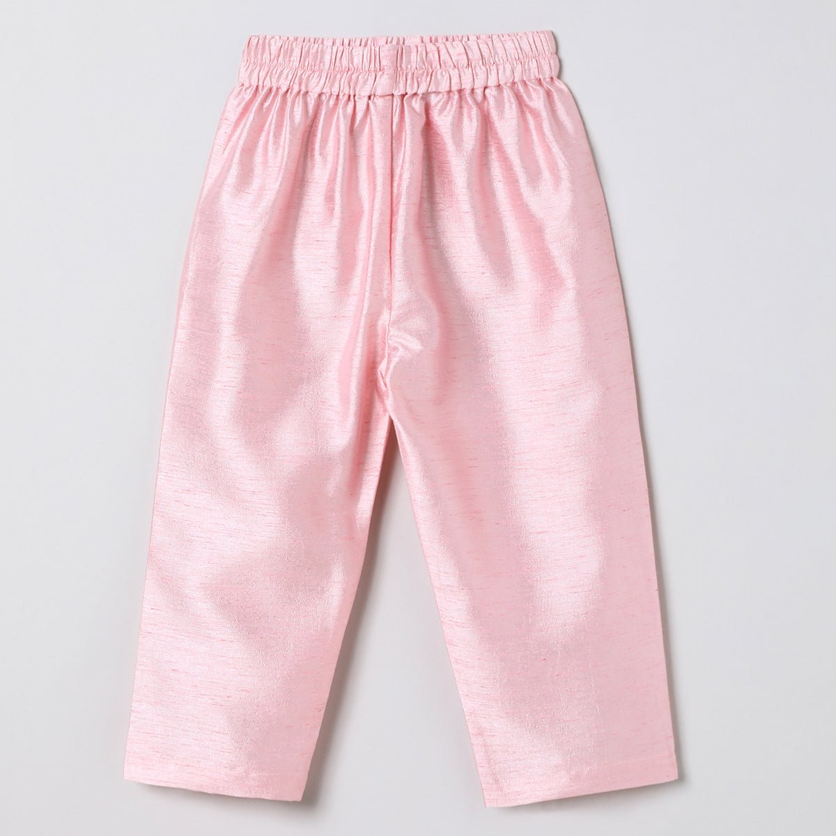 Boys Pink Kurta Pyjama with Embroidered Bandi Jacket | Festive Ethnic Set - BYB PREMIUM