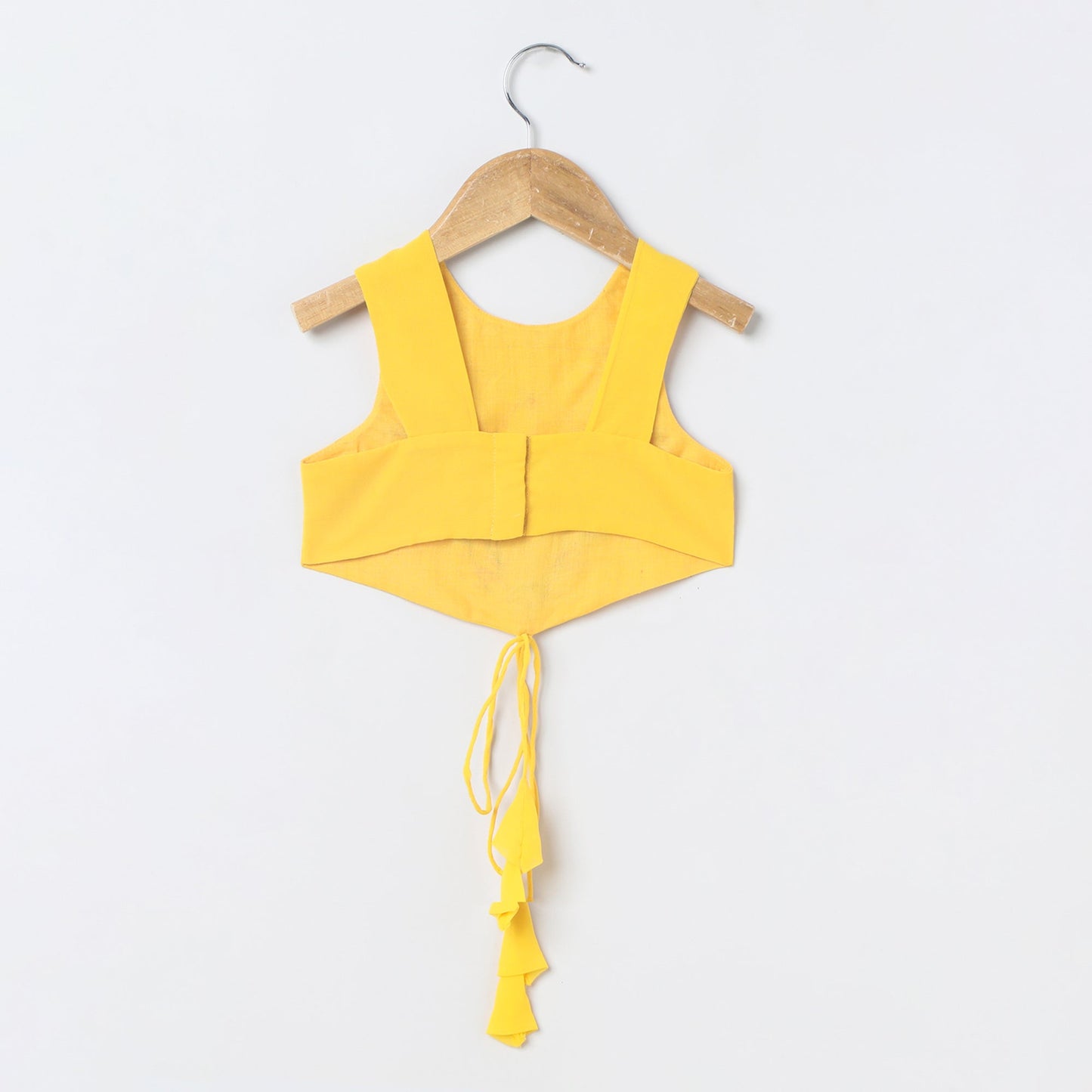 Bright Yellow chiffon hand Embroidered Lehenga Set for Girls - BYB PREMIUM
