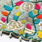 Load image into Gallery viewer, BYB PREMIUM full hand beads embroidery raw silk skirt and top - BYB PREMIUM