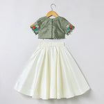 Load image into Gallery viewer, BYB PREMIUM full hand beads embroidery raw silk skirt and top - BYB PREMIUM