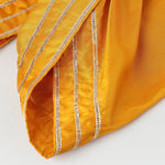 Load image into Gallery viewer, Dark Yellow Dola Silk Kurta Dhoti Set for Boys - BYB PREMIUM