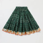 Load image into Gallery viewer, Green Kota Doria Gota Embellished Strappy Top Skirt Set - BYB PREMIUM