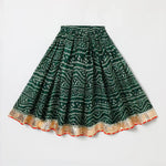 Load image into Gallery viewer, Green Kota Doria Gota Embellished Strappy Top Skirt Set - BYB PREMIUM