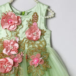 Load image into Gallery viewer, Hand Embroidered Maxi Dress - BYB PREMIUM