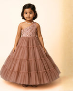 Load image into Gallery viewer, Hand Embroidered One Shoulder Maxi Dress - BYB PREMIUM