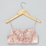 Load image into Gallery viewer, Ivory Silk Girls Crop Jacket & Culottes Set with Embroidery and Sequins - BYB PREMIUM