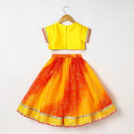 Load image into Gallery viewer, Kota doria gota embellished strapy top skirt and dupatte set - BYB PREMIUM