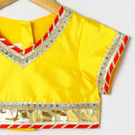 Load image into Gallery viewer, Kota doria gota embellished strapy top skirt and dupatte set - BYB PREMIUM