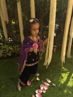 Load image into Gallery viewer, Navy Velvet Patiala Kurti Set - BYB PREMIUM