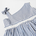 Load image into Gallery viewer, Off Shoulder Striper Dress - BYB PREMIUM