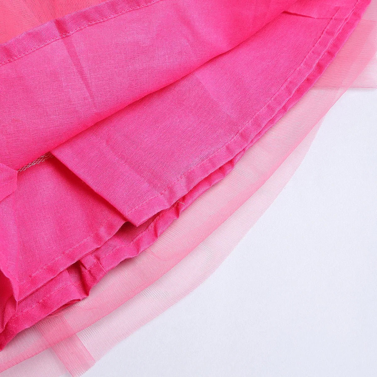 Pink Embroidered Lehenga Set for Girls - BYB PREMIUM