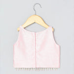 Load image into Gallery viewer, Pink Embroidered Lehenga Set for Girls - BYB PREMIUM