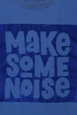 Load image into Gallery viewer, Royal Blue Cotton “Make Some Noise” Sequin T-Shirt for Boys - BYB PREMIUM