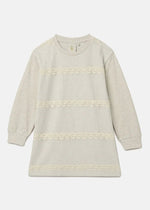 Load image into Gallery viewer, Lace Whimsy Sweat Dress - BYB PREMIUM