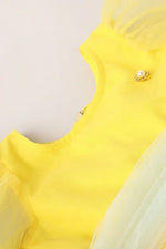 Load image into Gallery viewer, Sunny Delight Yellow Tulle Dress with Matching Belt - BYB PREMIUM