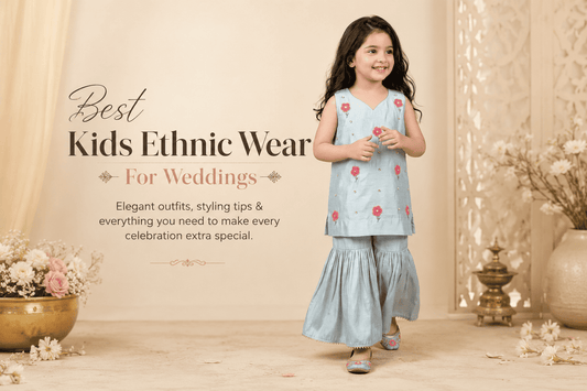 Best Kids Ethnic Wear for Weddings: A Parent's Guide to Dressing Little Ones in Style - BYB PREMIUM