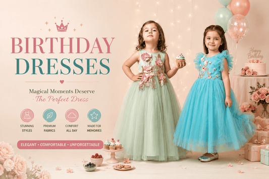 Luxury Birthday Dress for Girls - BYB PREMIUM