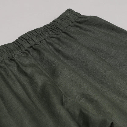 Olive Green Kurta Pajama Set