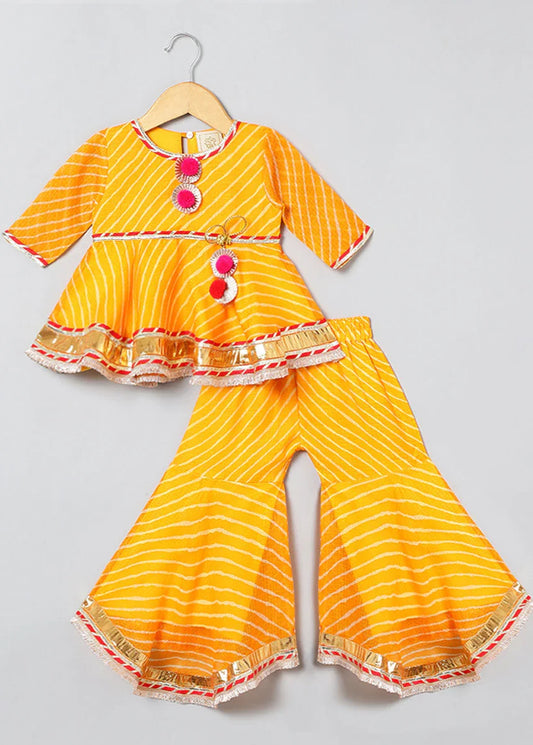 Bandhani Sunshine Sharara Set