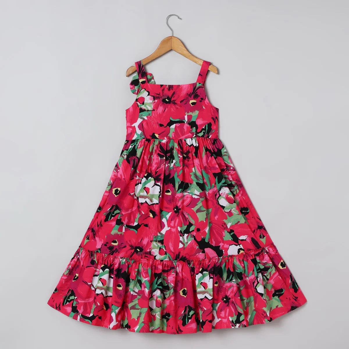 Floral Cotton Maxi Dress