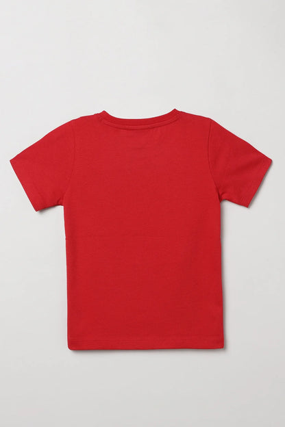 Red Col Tee shirt