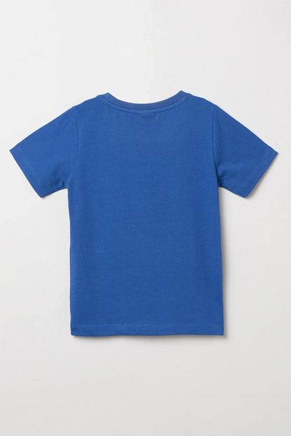 Make Some Noise Royal Blue Sequin T-Shirt for Kids