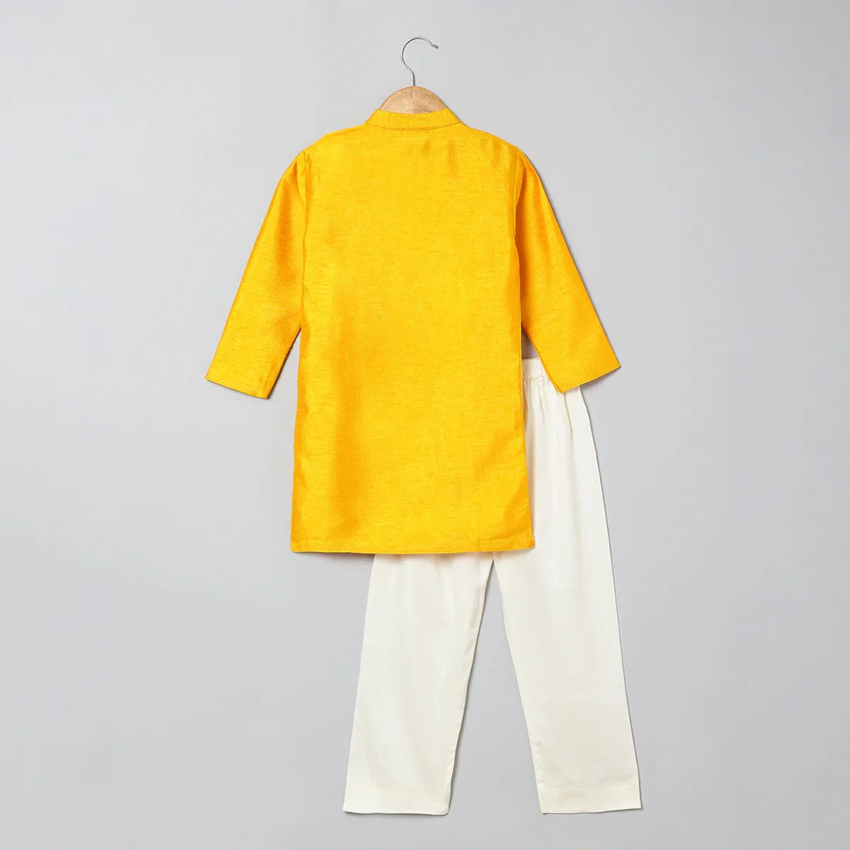 Sunlit Charm Matka Silk Kurta Set
