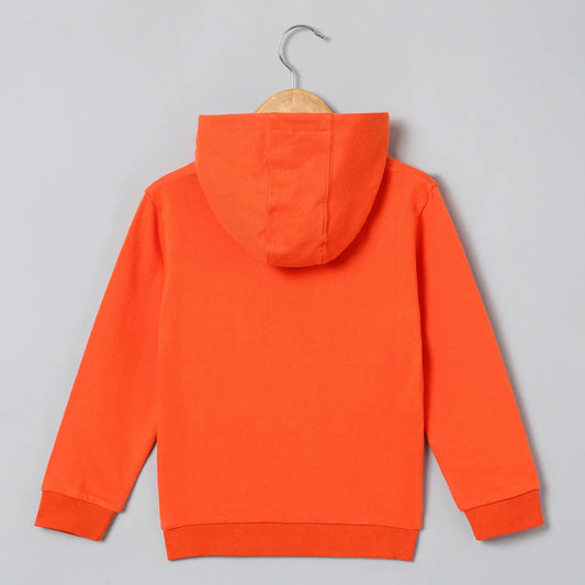 Orange Power Sequin Sweatshirt for Kids