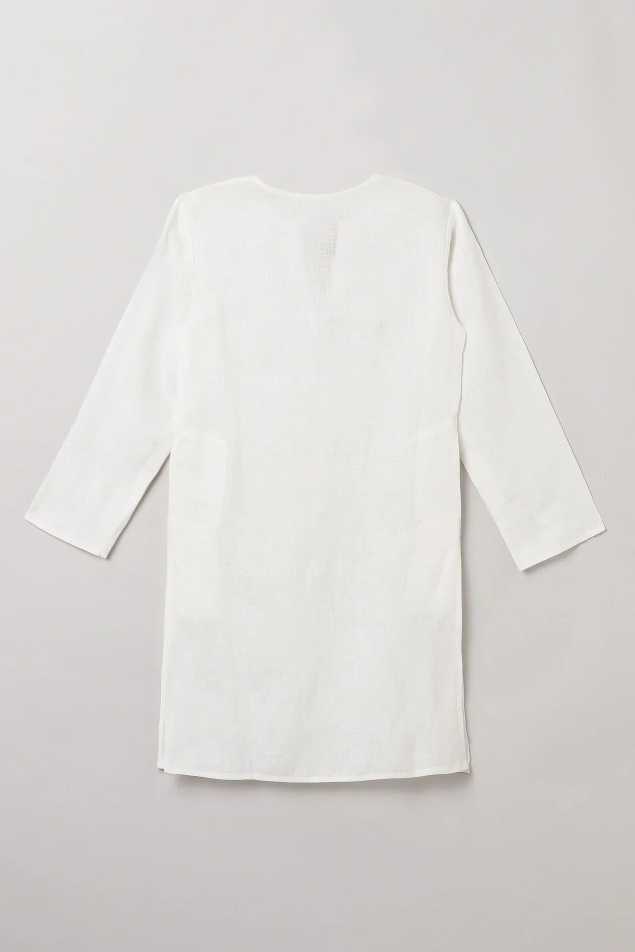 BYB White Cotton Kurta Pajama Set