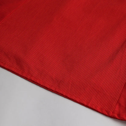 Red Striped Cotton Dress