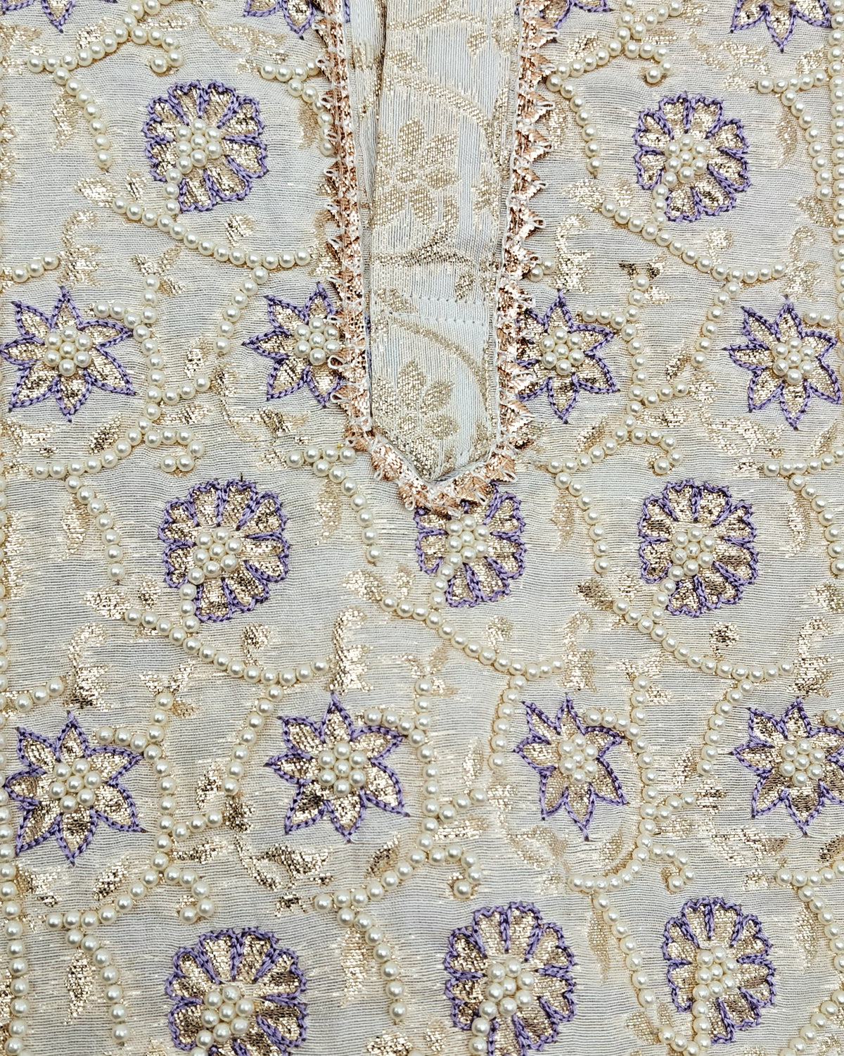 Girls lavender silk lehenga set with embroidered top & dupatta – ethnic wear