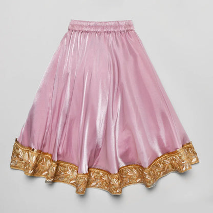 Pink Velvet Lehenga Set