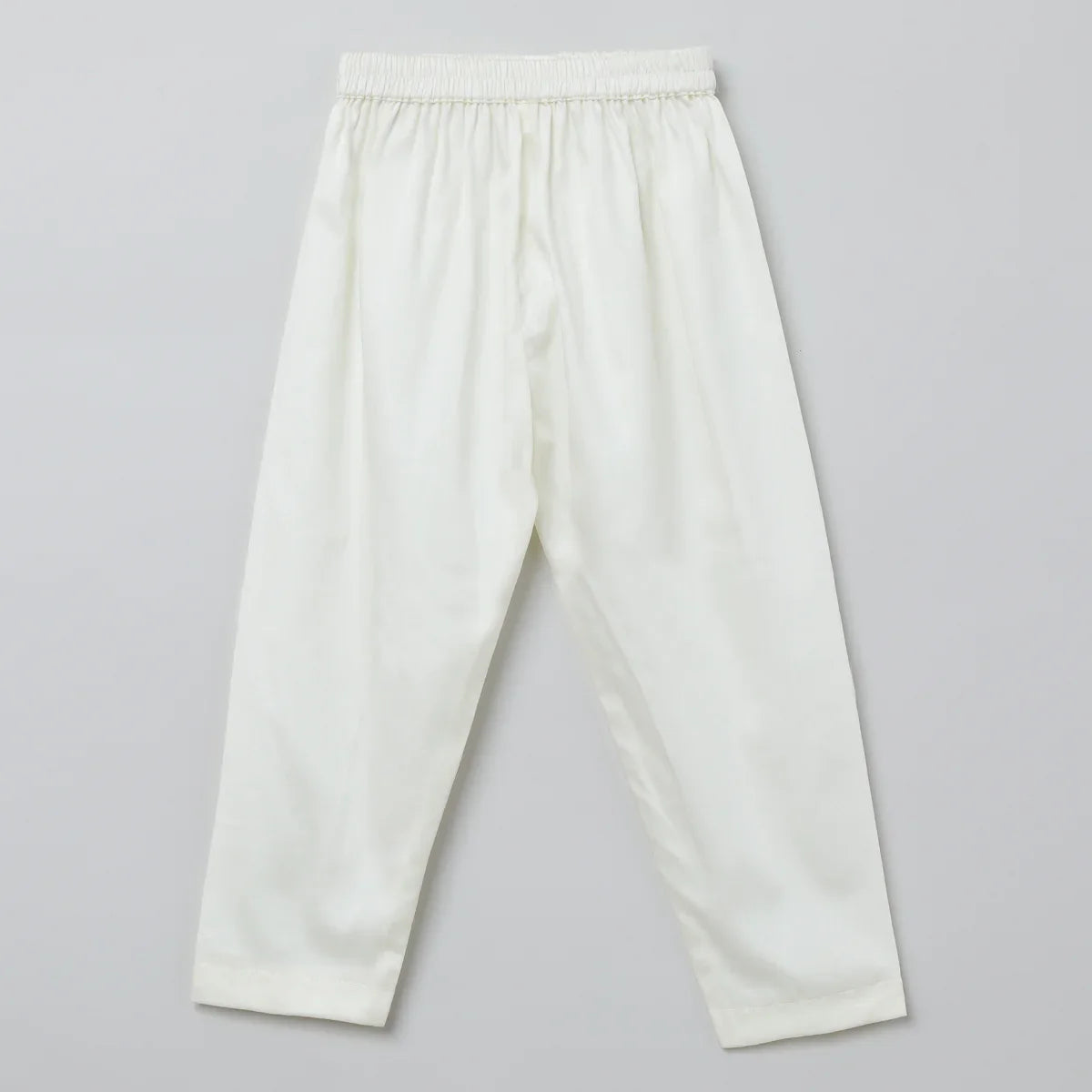 White Multicolor Embroidered Kurta Pyjama Set for Boys