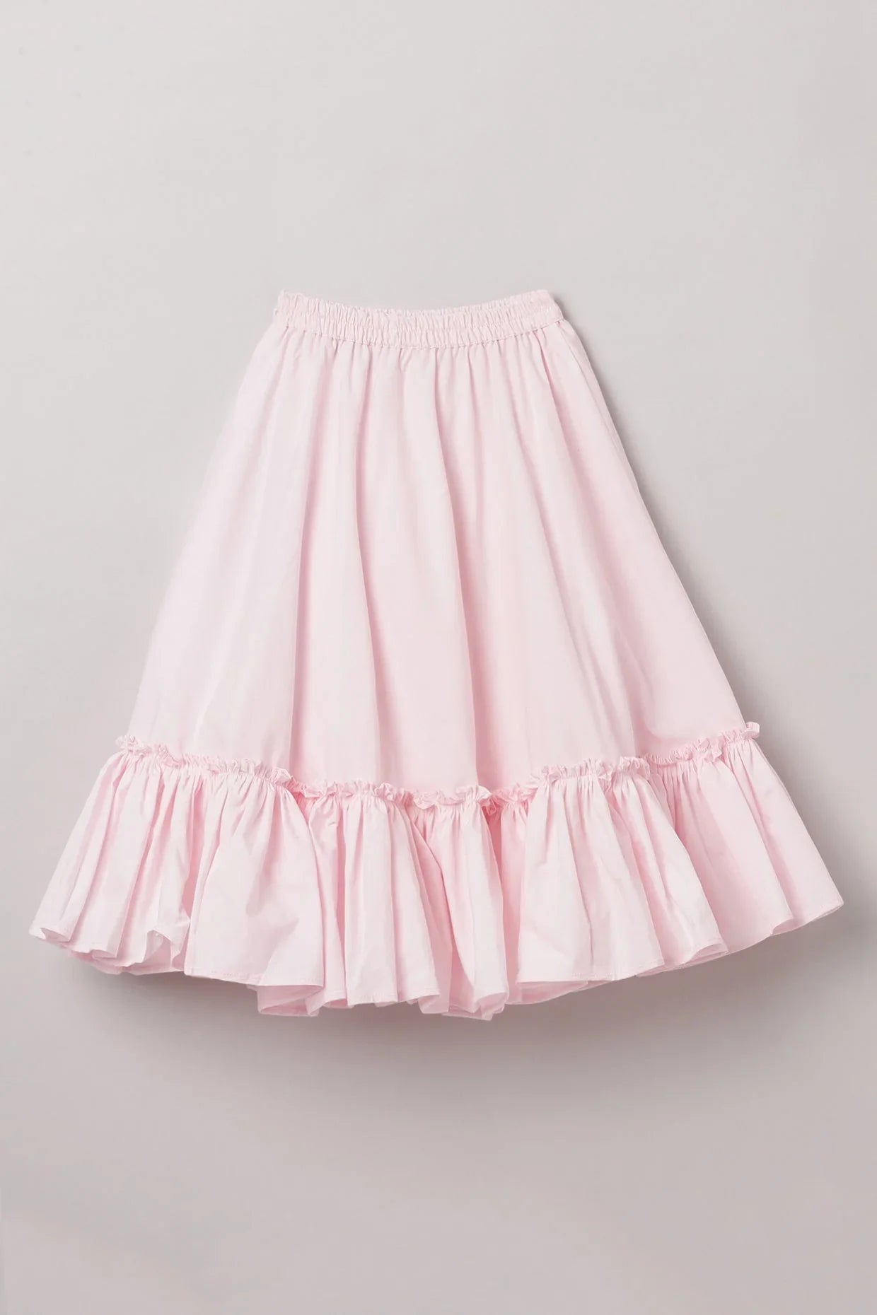 Baby Pink Strap Top & Skirt Set for Girls