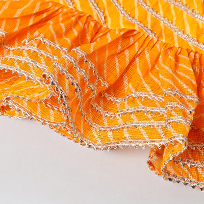Bandhani Bloom Dhoti Set