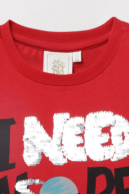 Red Col Tee shirt
